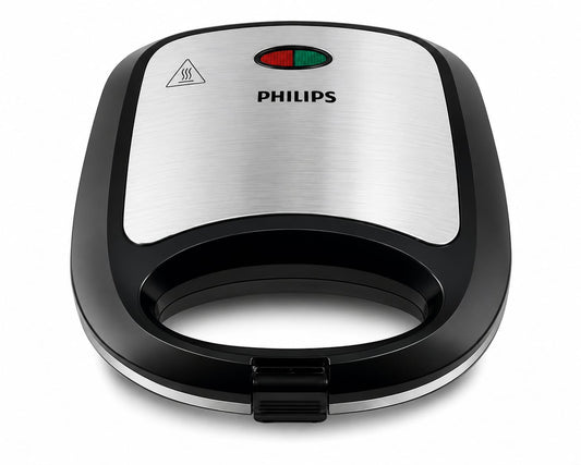 Philips 750W 4-Slice Sandwich Maker – Non-Stick Electric Sandwich Toaster