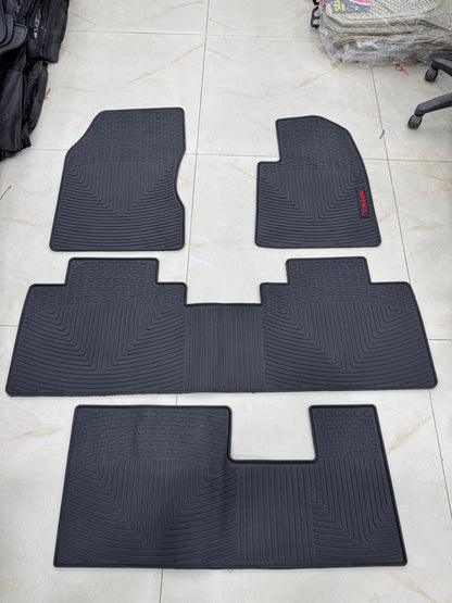 Tank 500 Premium Latex Rubber PVC Car Floor Mats – Custom Fit Heavy Duty Waterproof | 3 & 4 Pcs Sets