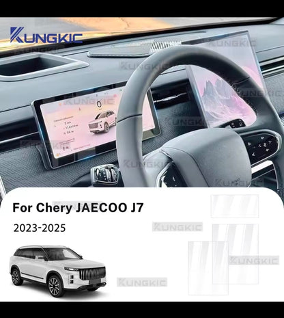 Jaecoo J7 Infotainment Screen Tempered Glass Protector (2-Piece)