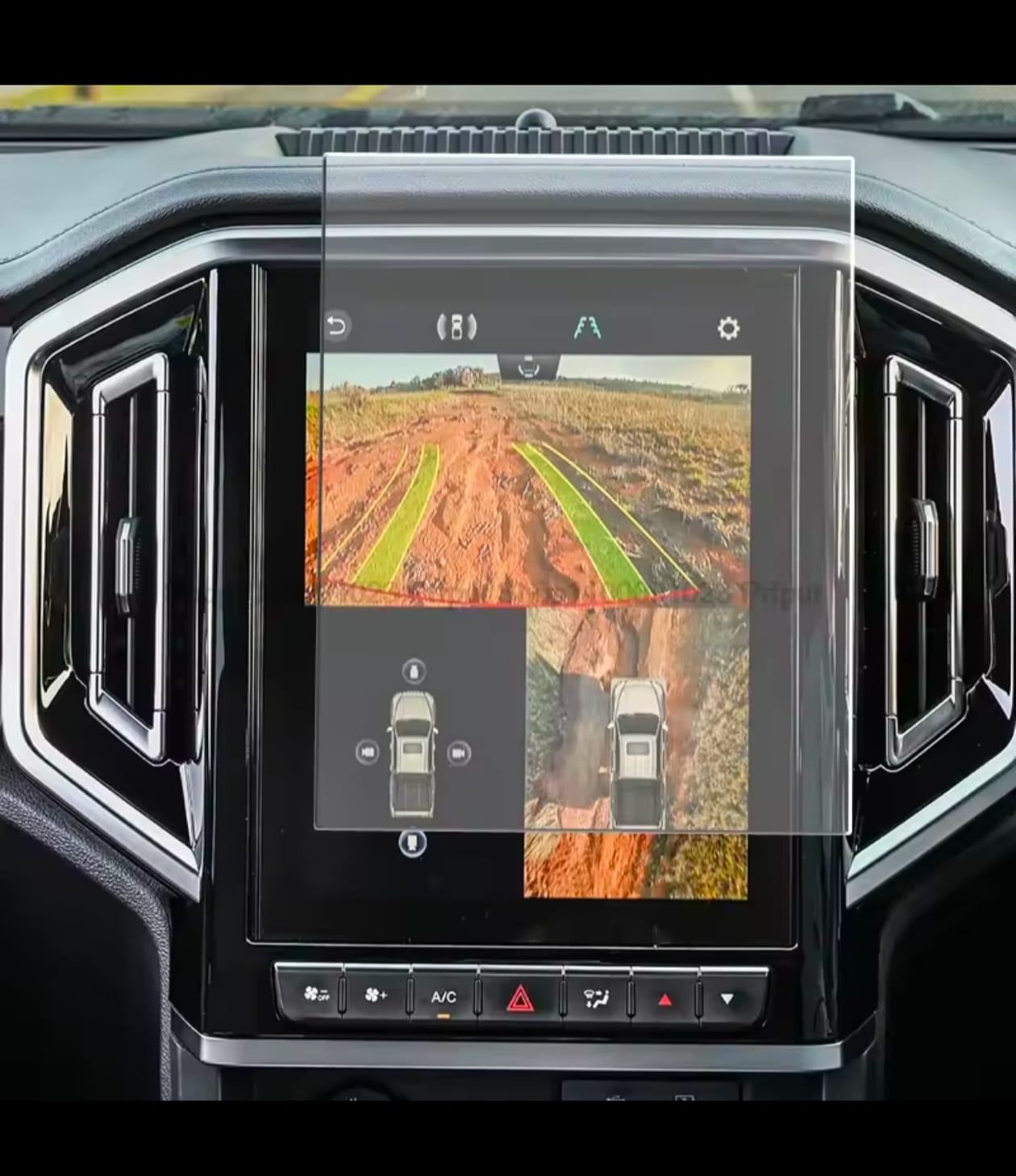 Jac T9 Infotainment Screen Tempered Glass Protector (2-Piece)