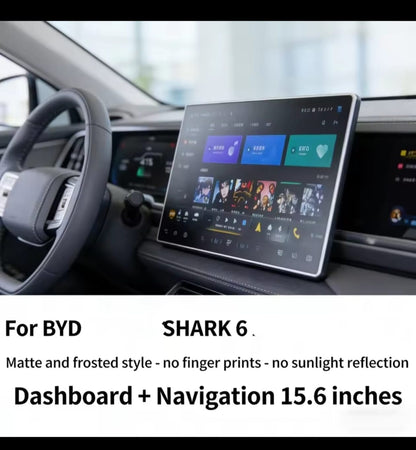 Byd Shark 6 Infotainment Screen Tempered Glass Protector (2-Piece)