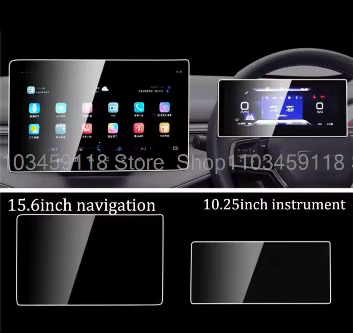 Byd Shark 6 Infotainment Screen Tempered Glass Protector (2-Piece)