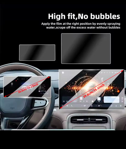 Chery Tiggo 9 Infotainment Screen Tempered Glass Protector (2-Piece)