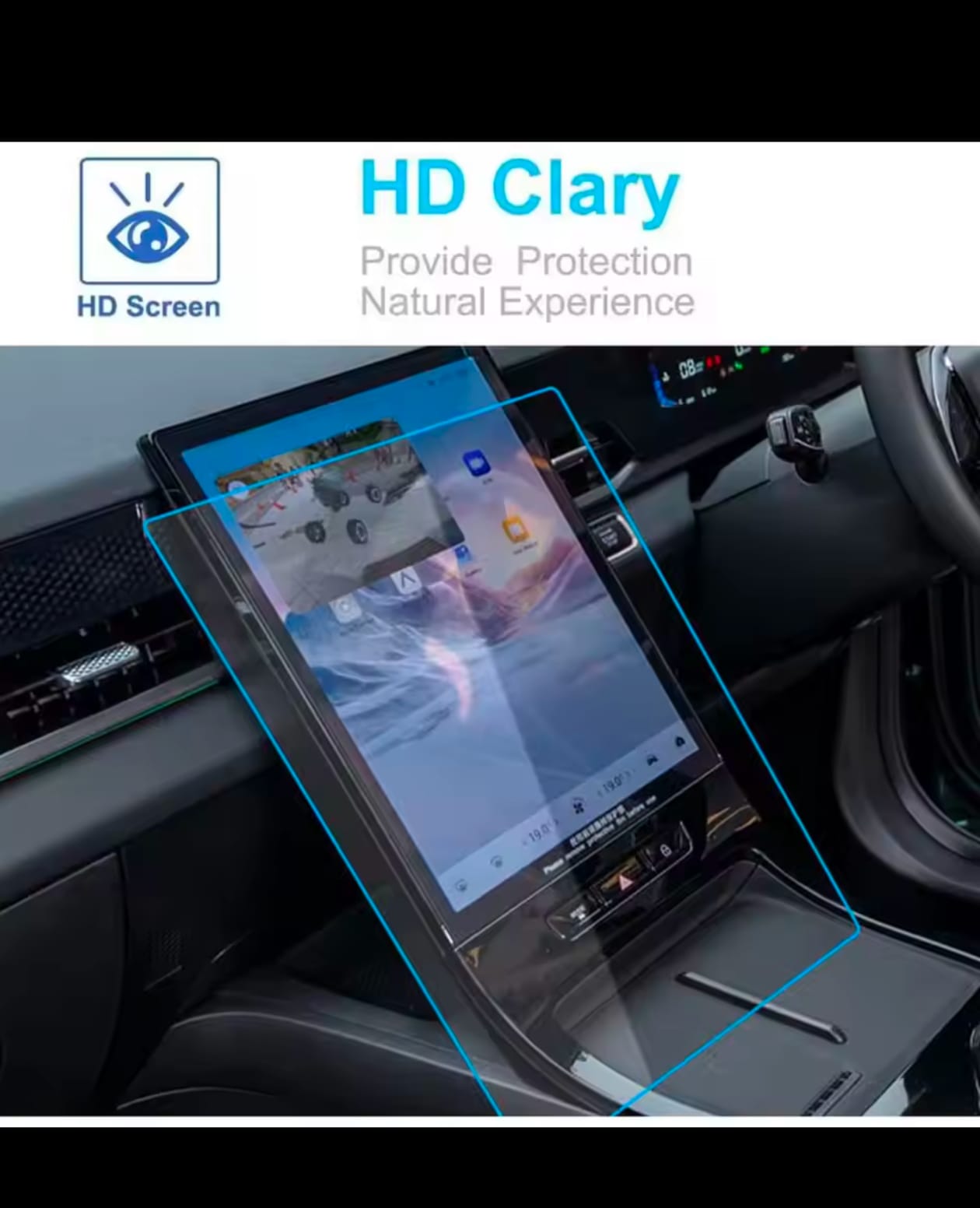 Jaecoo J5 Infotainment Screen Tempered Glass Protector (2-Piece)