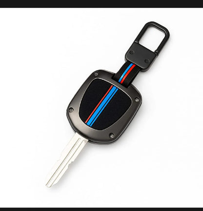 Daihatsu Move Premium Zinc Alloy Smart Car Key Cover with Leather Keychain