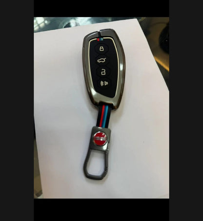 Haval H6 Facelift Premium Zinc Alloy Smart Car Key Cover with Leather Keychain (Copy)