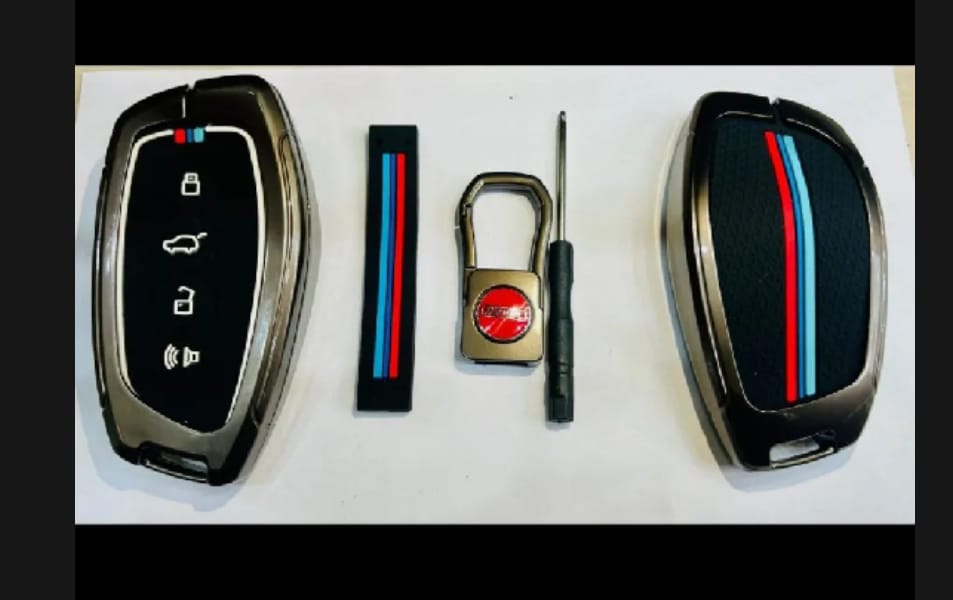 Haval H6 Facelift Premium Zinc Alloy Smart Car Key Cover with Leather Keychain (Copy)