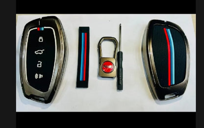 Haval H6 Facelift Premium Zinc Alloy Smart Car Key Cover with Leather Keychain (Copy)