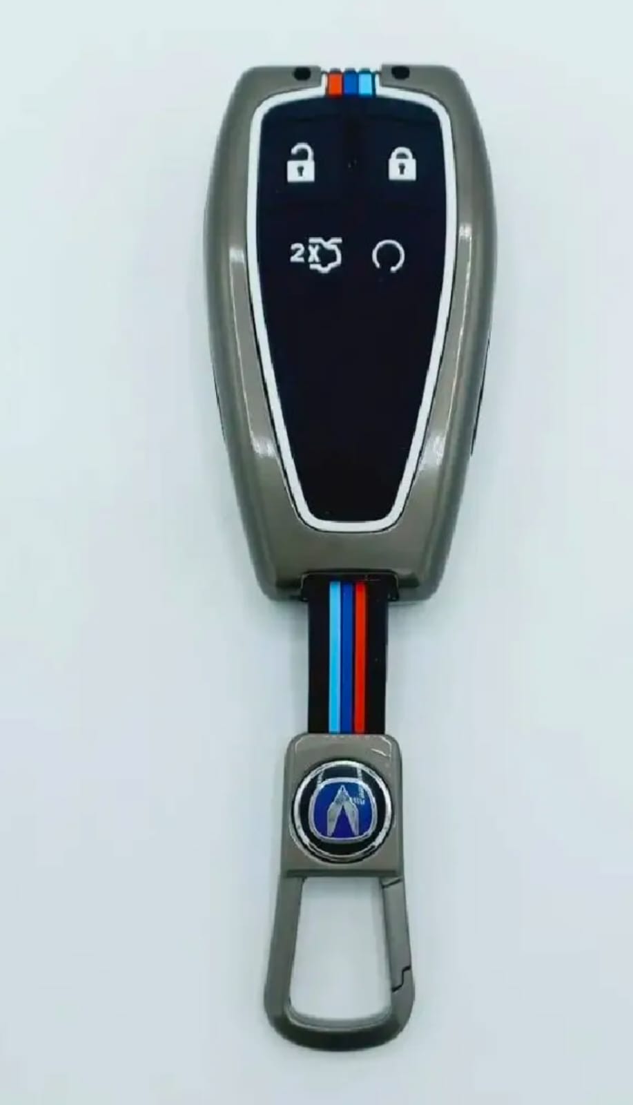 Changan Oshan X7 Premium Zinc Alloy Smart Car Key Cover with Leather Keychain (Copy) (Copy)