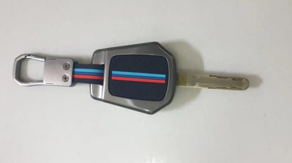 Honda City New Premium Zinc Alloy Smart Car Key Cover with Leather Keychain (Copy)
