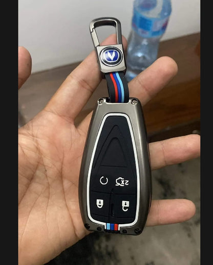 Changan Oshan X7 Premium Zinc Alloy Smart Car Key Cover with Leather Keychain (Copy) (Copy)