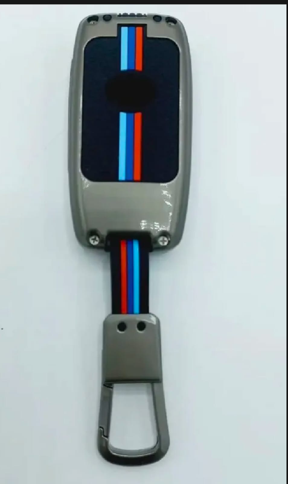 Toyota Aqua Premium Zinc Alloy Smart Car Key Cover with Leather Keychain