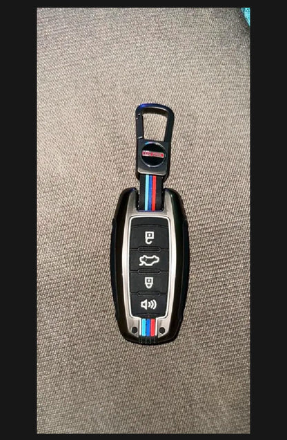 Haval H6 Premium Zinc Alloy Smart Car Key Cover with Leather Keychain (Copy) (Copy)