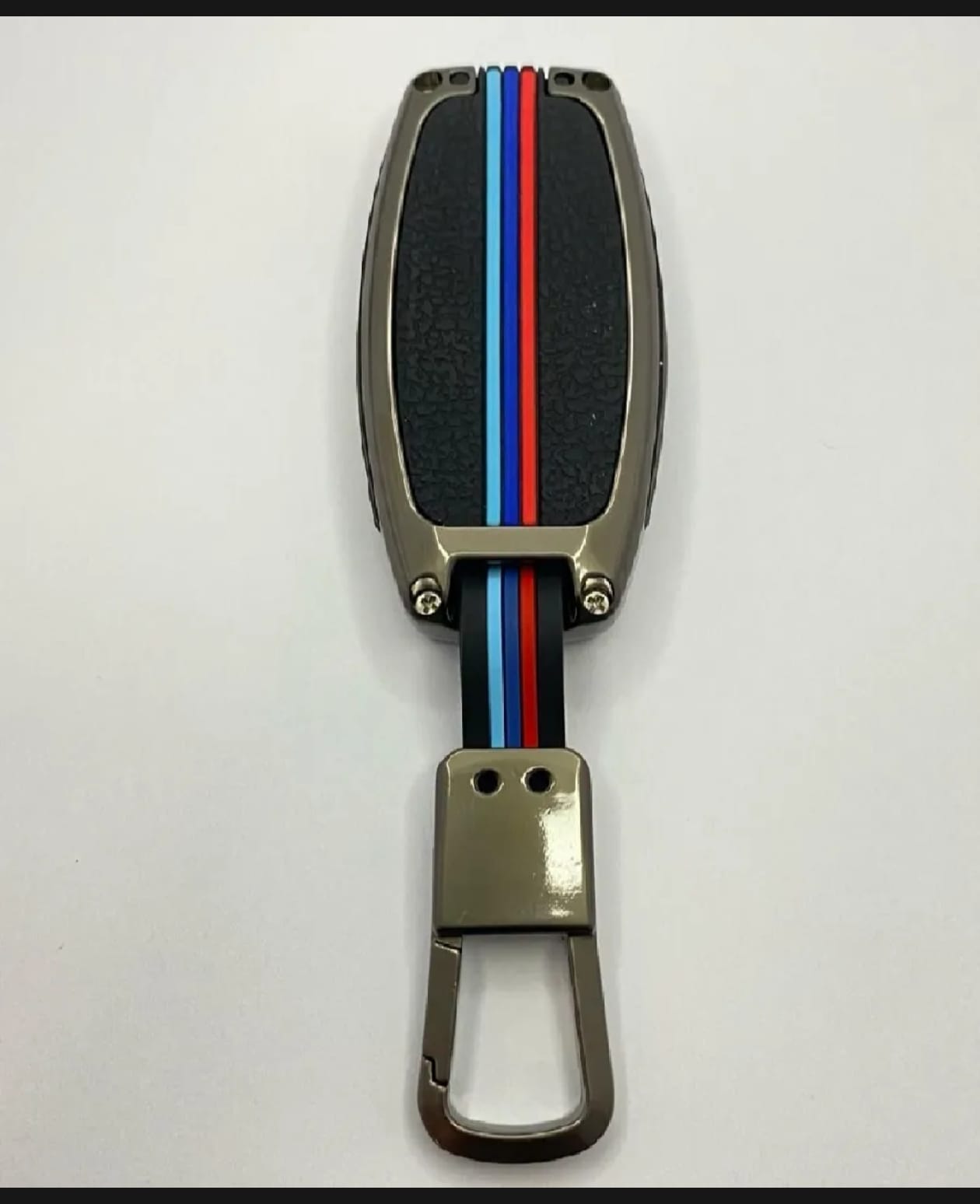 Nissan Juke Premium Zinc Alloy Smart Car Key Cover with Leather Keychain