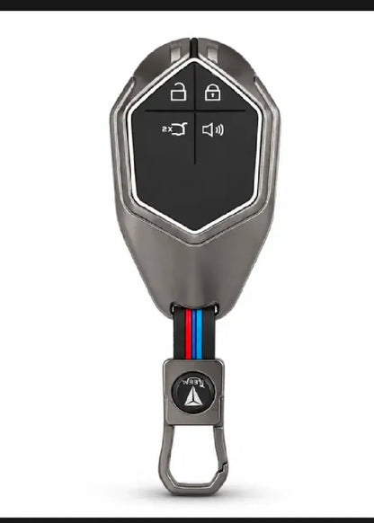 Deepal S05 Premium Zinc Alloy Smart Car Key Cover with Leather Keychain