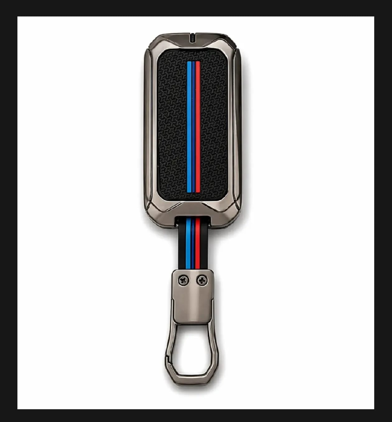 Jaecoo J5 Premium Zinc Alloy Smart Car Key Cover with Leather Keychain