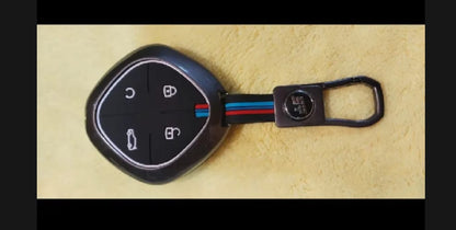 Jetour Dashing Premium Zinc Alloy Smart Car Key Cover with Leather Keychain