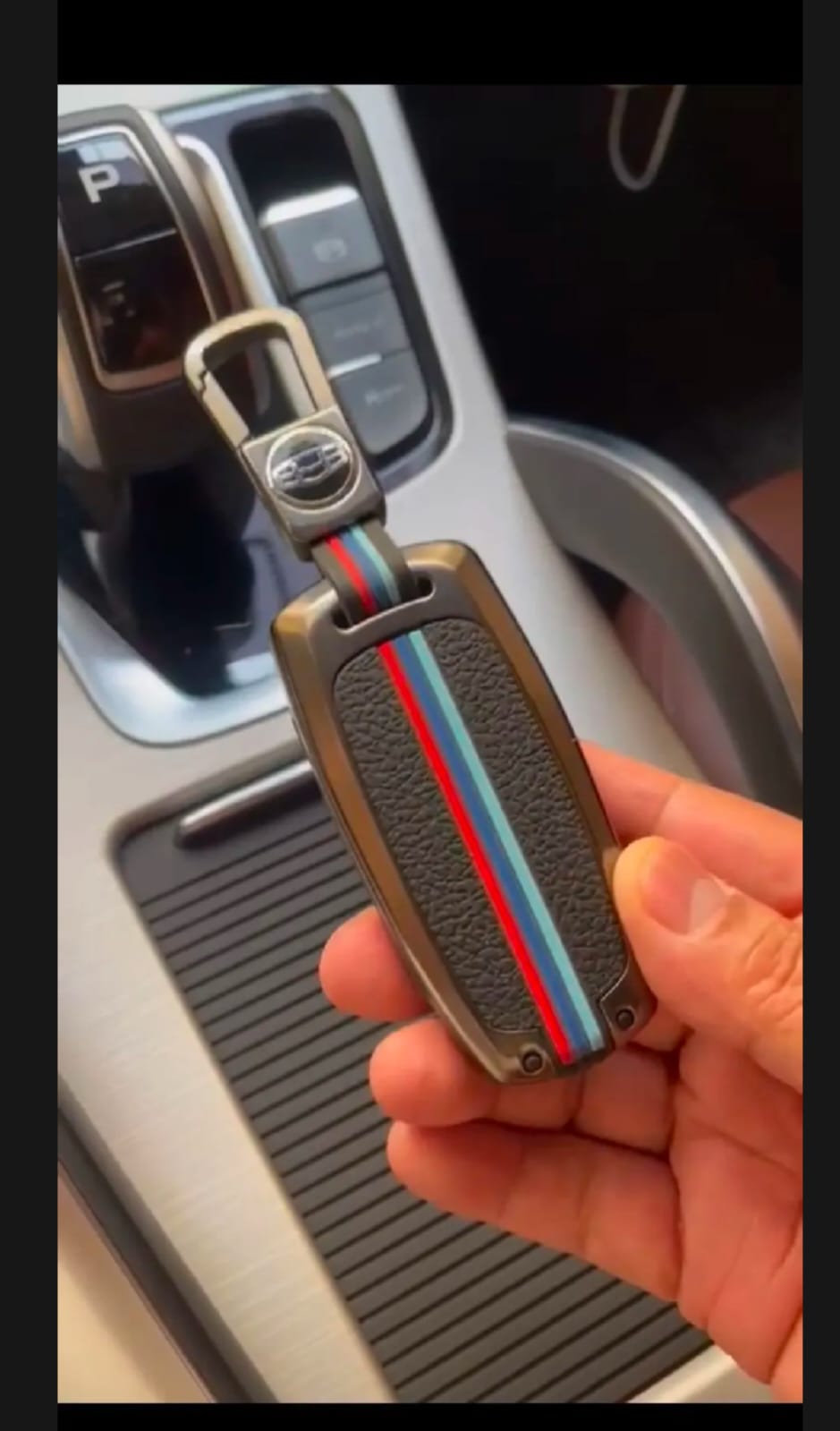 Proton X70 Plus Premium Zinc Alloy Smart Car Key Cover with Leather Keychain (Copy)