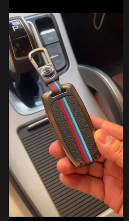Proton X70 Plus Premium Zinc Alloy Smart Car Key Cover with Leather Keychain (Copy)