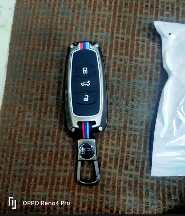 Proton X70 Plus Premium Zinc Alloy Smart Car Key Cover with Leather Keychain (Copy)