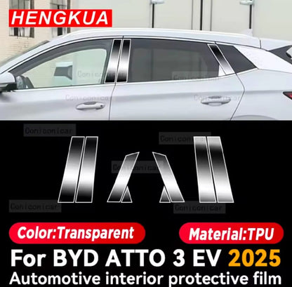 Byd Atto 3 Premium TPU Interior PPF Protective Film – Scratch Resistant, Waterproof & Transparent