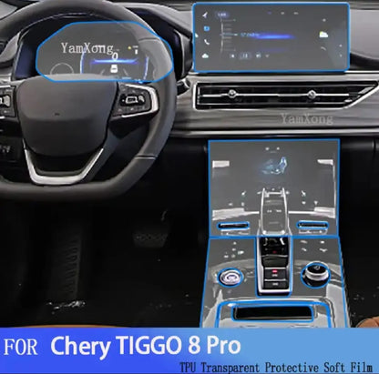 Chery Tiggo 8 Pro Premium TPU Interior PPF Protective Film – Scratch Resistant, Waterproof & Transparent