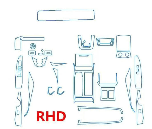 Kia Sorento Hybrid Premium TPU Interior PPF Protective Film – Scratch Resistant, Waterproof & Transparent
