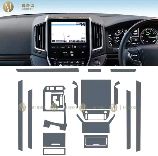 Toyota Land Cruiser LC200 V8 Premium TPU Interior PPF Protective Film – Scratch Resistant, Waterproof & Transparent