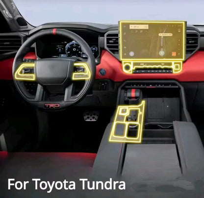 Toyota Tundra Premium TPU Interior PPF Protective Film – Scratch Resistant, Waterproof & Transparent