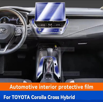Toyota Corolla Cross Premium TPU Interior PPF Protective Film – Scratch Resistant, Waterproof & Transparent