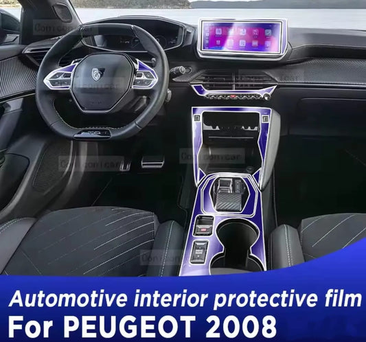 Peugeot 2008 Premium TPU Interior PPF Protective Film – Scratch Resistant, Waterproof & Transparent