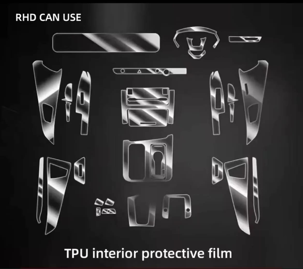 Kia Carnival 2020-2026 Premium TPU Interior PPF Protective Film – Scratch Resistant, Waterproof & Transparent