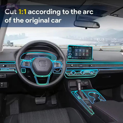 Honda Civic New Premium TPU Interior PPF Protective Film – Scratch Resistant, Waterproof & Transparent