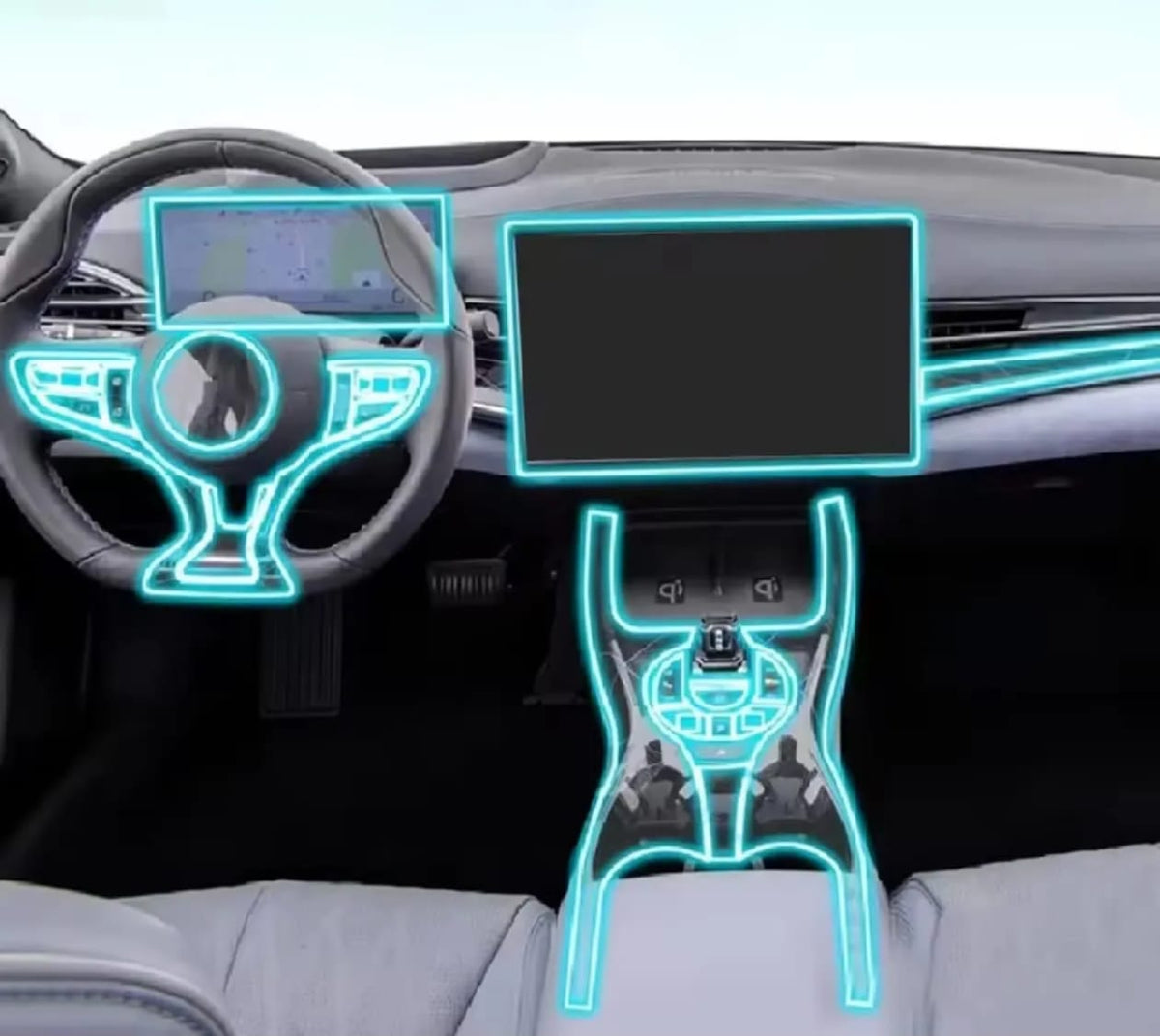 Byd Seal Premium TPU Interior PPF Protective Film – Scratch Resistant, Waterproof & Transparent