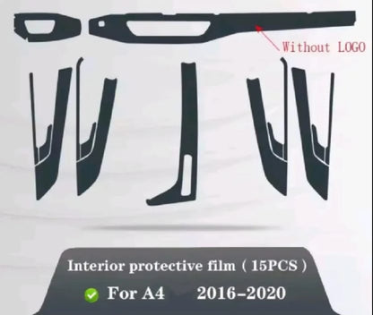 Audi A4 Premium TPU Interior PPF Protective Film – Scratch Resistant, Waterproof & Transparent