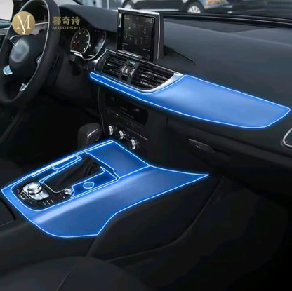 Audi A6 Premium TPU Interior PPF Protective Film – Scratch Resistant, Waterproof & Transparent