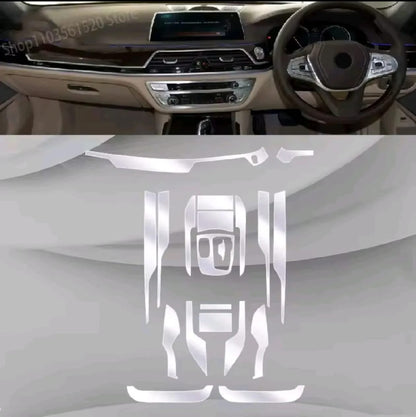 BMW 7 Series Premium TPU Interior PPF Protective Film – Scratch Resistant, Waterproof & Transparent