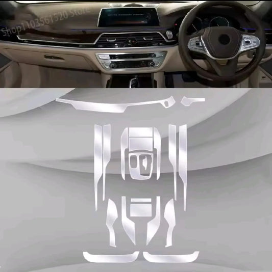 BMW 7 Series Premium TPU Interior PPF Protective Film – Scratch Resistant, Waterproof & Transparent