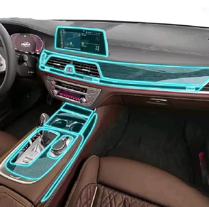 BMW 7 Series Premium TPU Interior PPF Protective Film – Scratch Resistant, Waterproof & Transparent