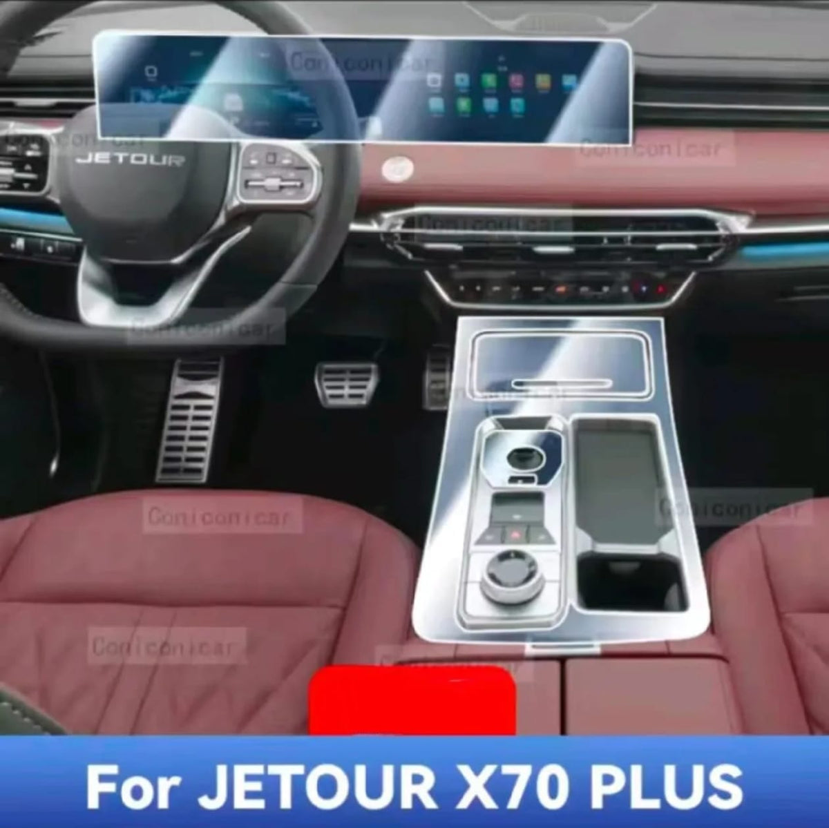Jetour X70 Plus Premium TPU Interior PPF Protective Film – Scratch Resistant, Waterproof & Transparent
