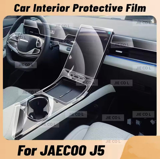 Jaecoo J5 Premium TPU Interior PPF Protective Film – Scratch Resistant, Waterproof & Transparent
