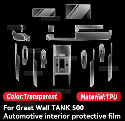 Tank 500 Premium TPU Interior PPF Protective Film – Scratch Resistant, Waterproof & Transparent