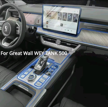 Tank 500 Premium TPU Interior PPF Protective Film – Scratch Resistant, Waterproof & Transparent
