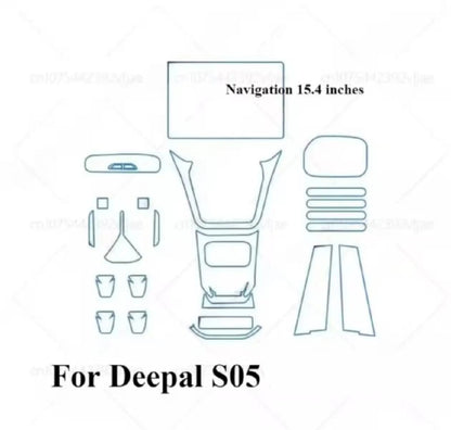 Deepal S05 Premium TPU Interior PPF Protective Film – Scratch Resistant, Waterproof & Transparent