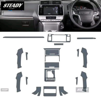 Toyota Land Cruiser Prado Premium TPU Interior PPF Protective Film – Scratch Resistant, Waterproof & Transparent