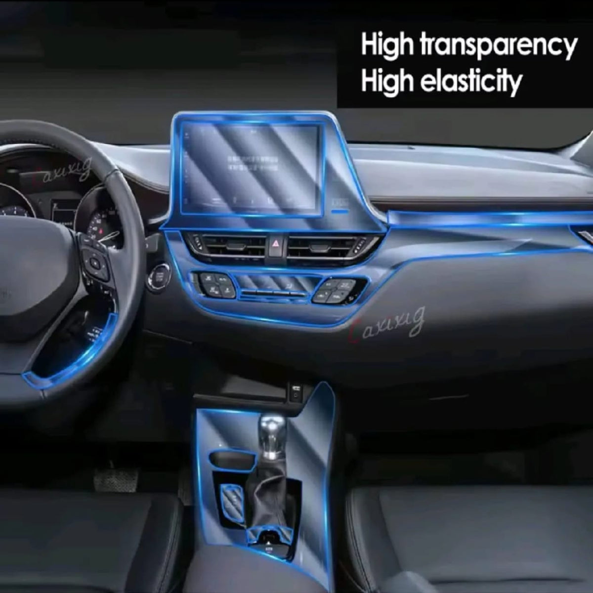 Toyota Chr Premium TPU Interior PPF Protective Film – Scratch Resistant, Waterproof & Transparent