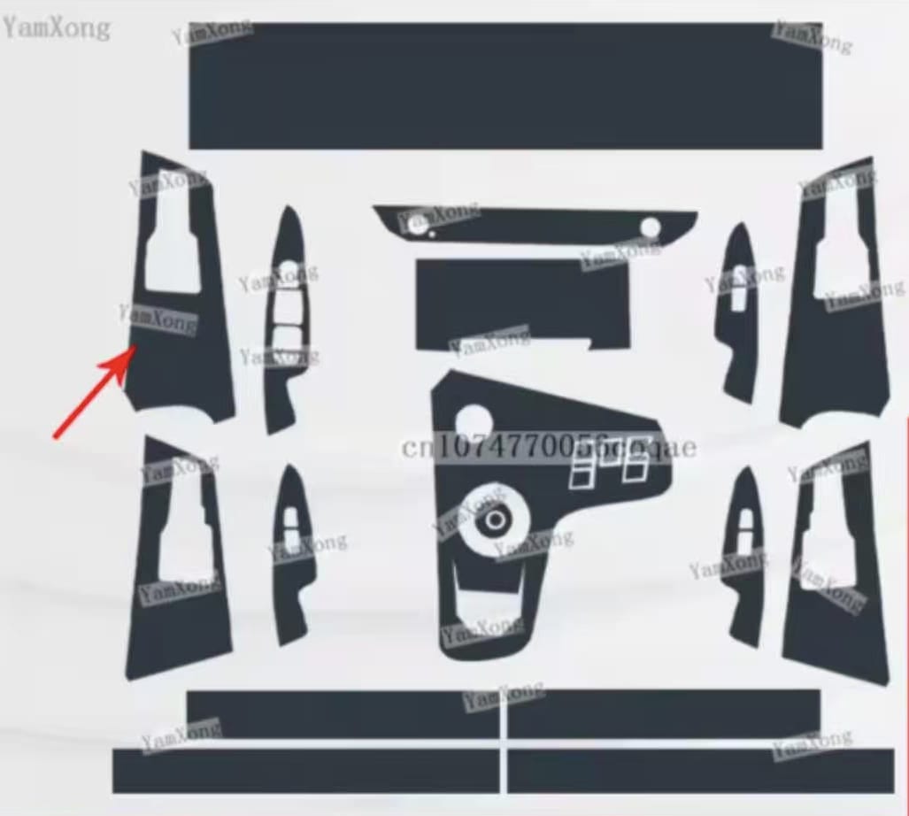 Kia Sportage L Facelift Premium TPU Interior PPF Protective Film – Scratch Resistant, Waterproof & Transparent
