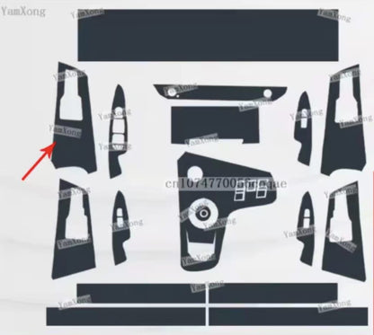 Kia Sportage L Facelift Premium TPU Interior PPF Protective Film – Scratch Resistant, Waterproof & Transparent