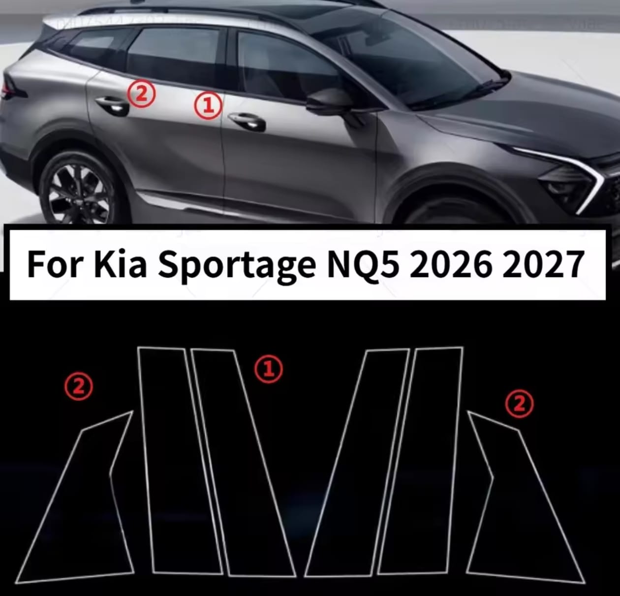 Kia Sportage L Facelift Premium TPU Interior PPF Protective Film – Scratch Resistant, Waterproof & Transparent