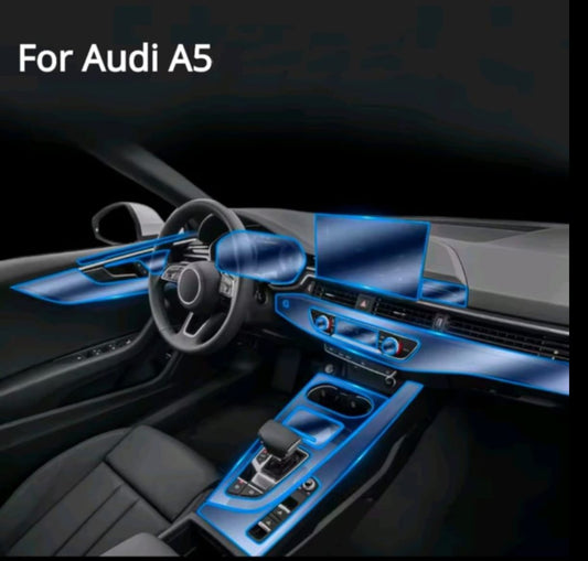 Audi A5 Premium TPU Interior PPF Protective Film – Scratch Resistant, Waterproof & Transparent